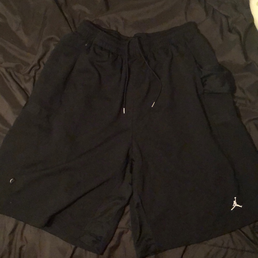 Black Jordan shorts